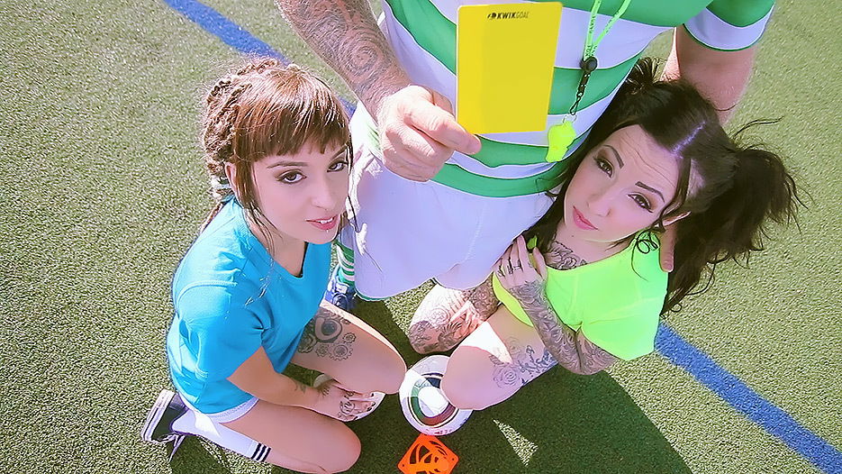 Émilie Martini & Loica & Mam Steel in Teen Soccer Threesome - AcesOfPorn