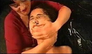 Filthy cumpigs snowballing gangbang party