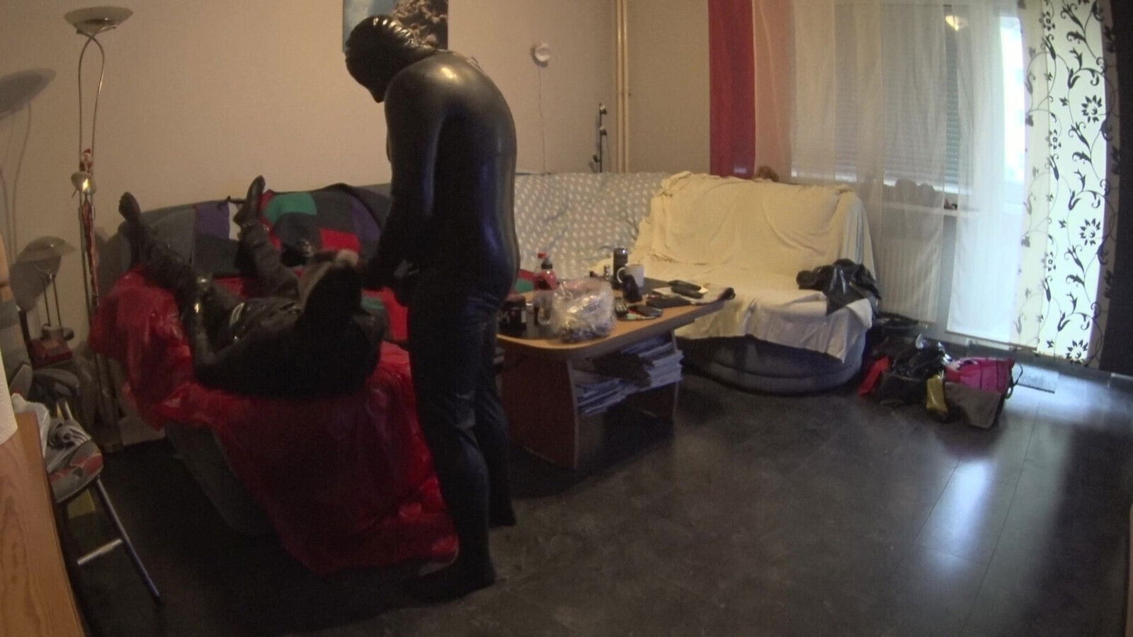 horny rubber dudes blow deep down throat