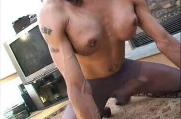  Latin Shemale wit a big-hard cock