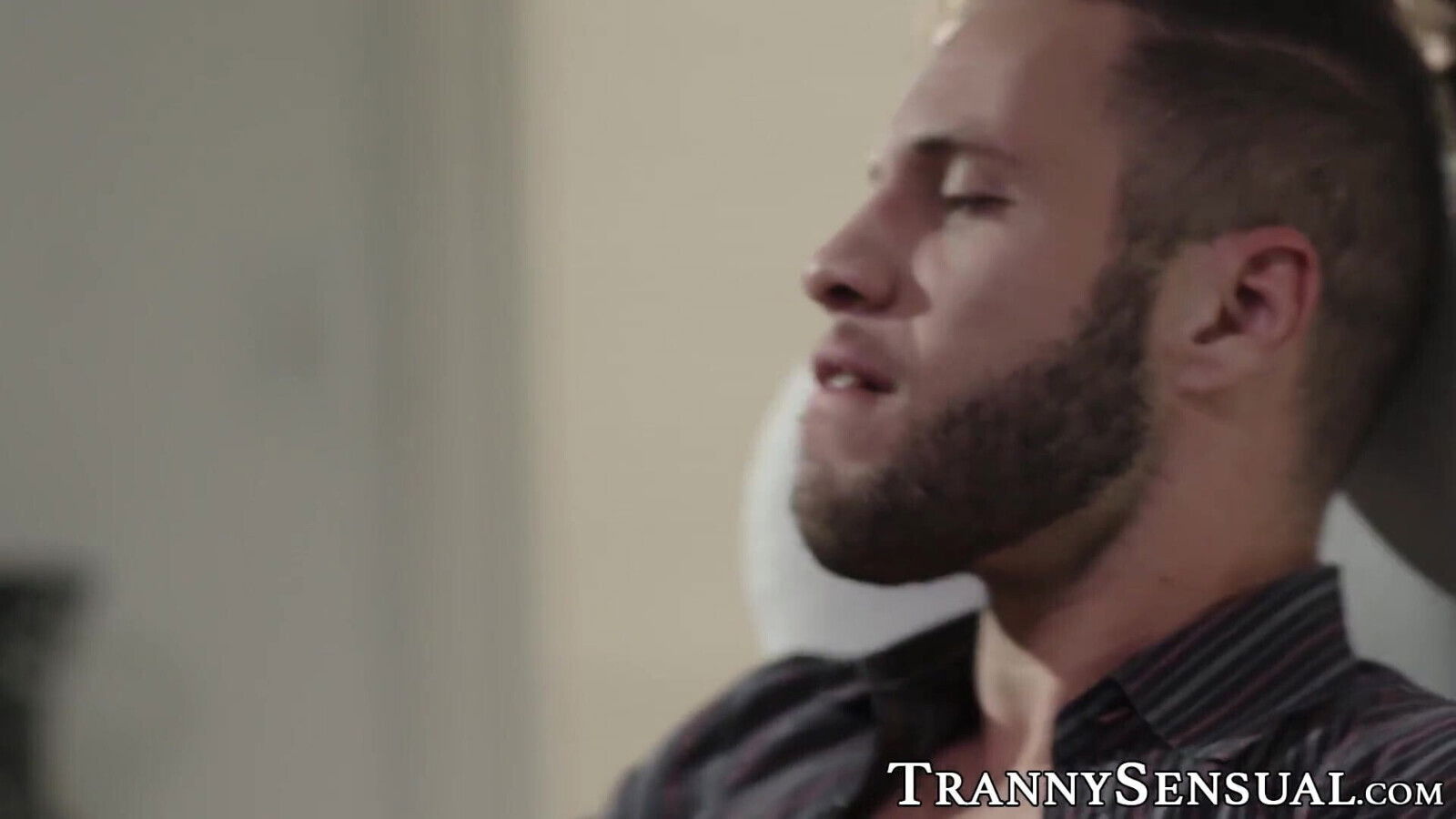 Beautiful tgirl Natalie Mars making love office