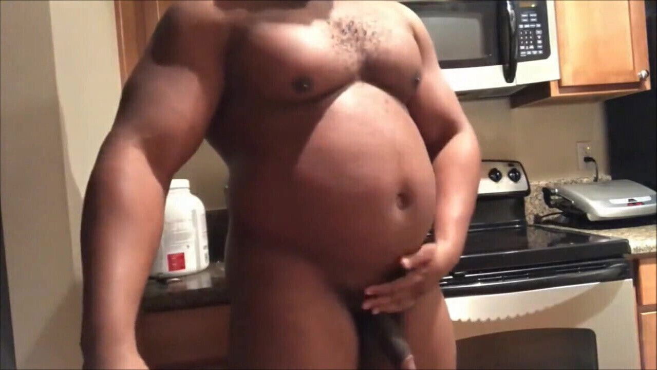 Black Bear Muscle Jackoff 