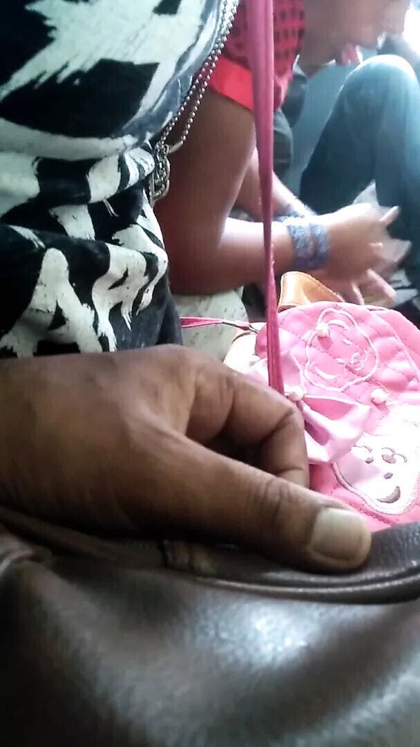 Train boobs touching