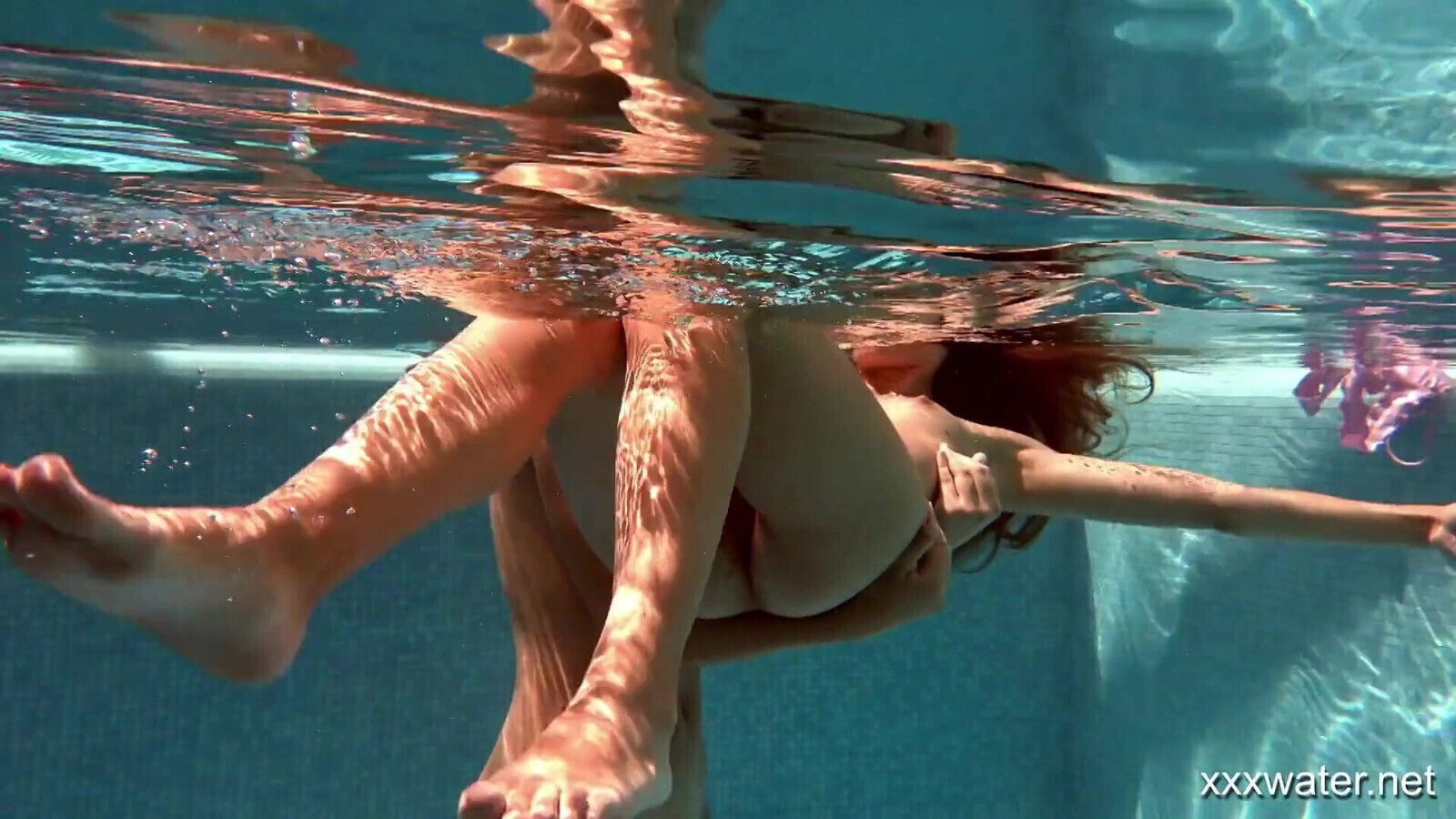 Olla Oglaebina & Irina Russaka teens underwater