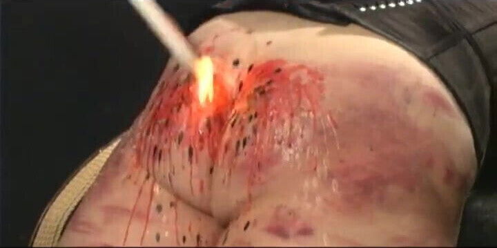 GORGEOUS MASTER POURS OVER SPANKED