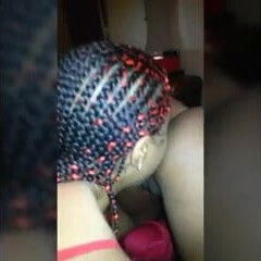 Ebony licking her friend 