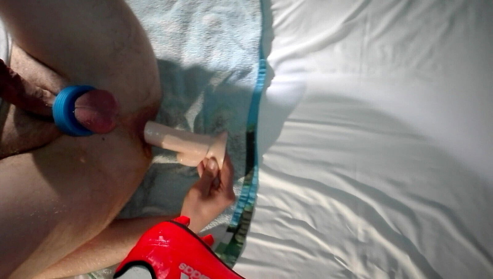 German kinky Bottom BiBoy, play with dildo hotel