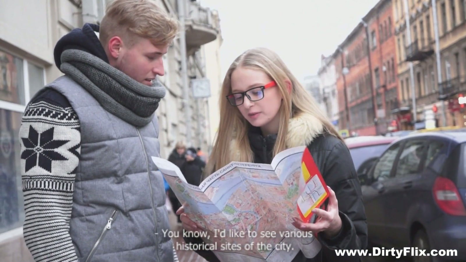 Russian nerdy Inga Zolva gives rides sloppy