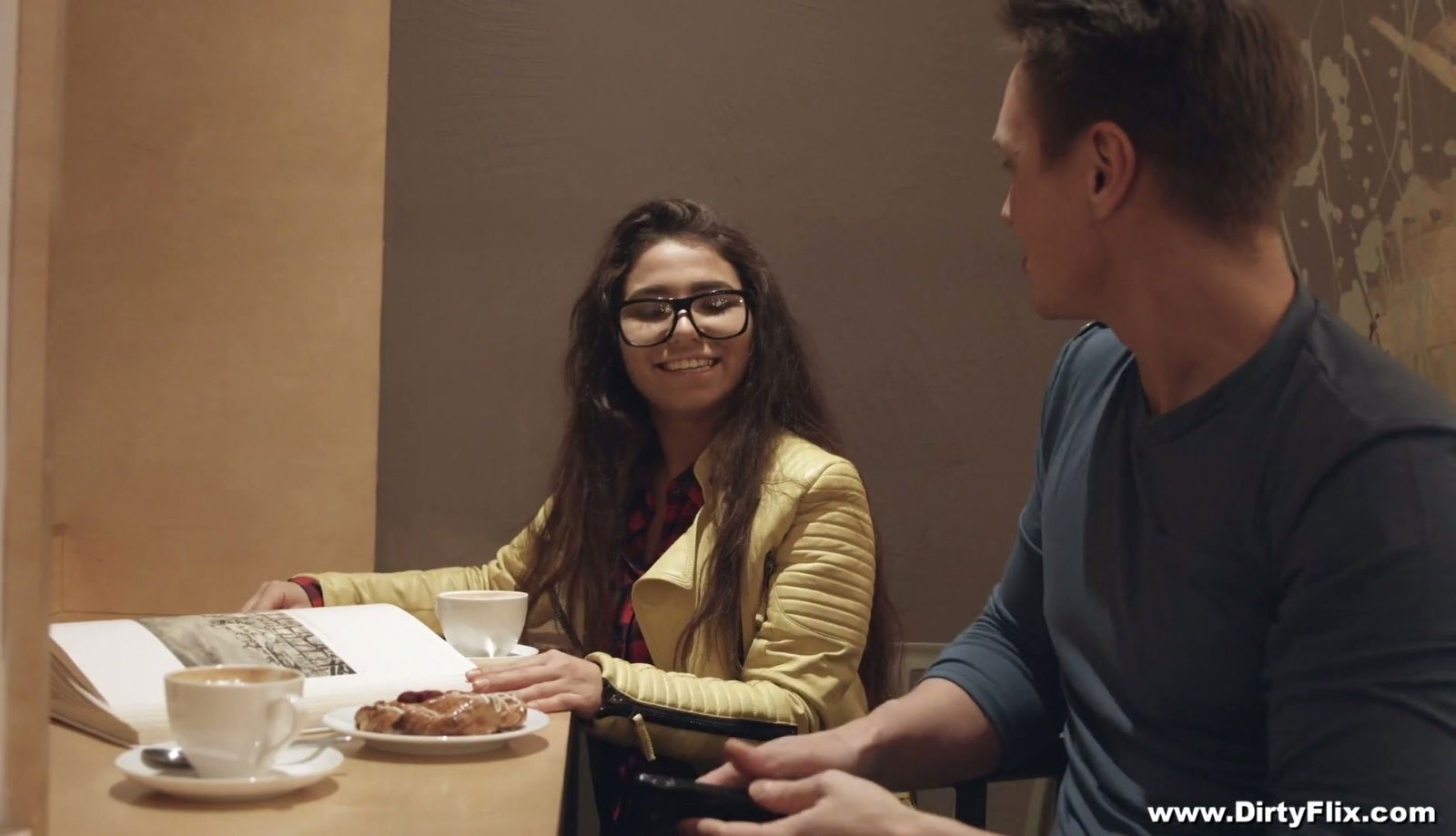 Emotional bootyful babe in glasses Little Candy is ready to be fucked doggy