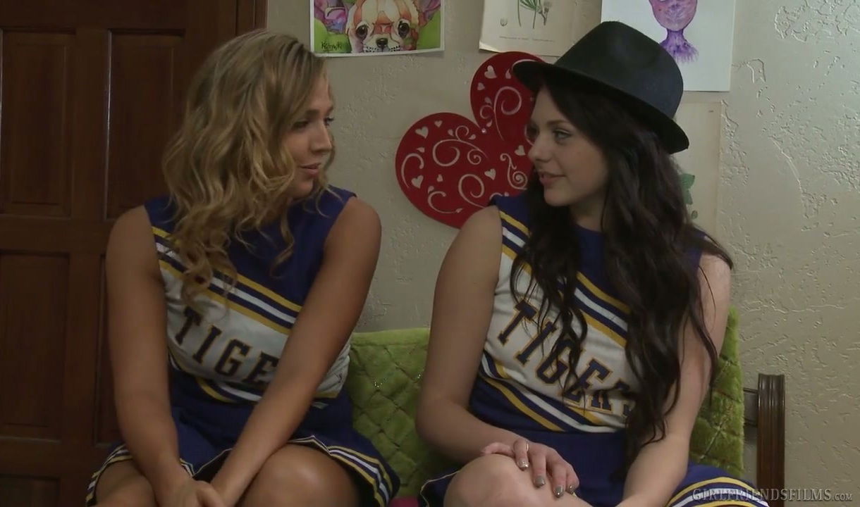 Naughty cheerleader eager pussy