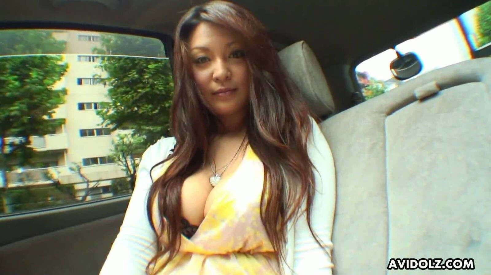 Giggling Japanese nympho Airi Ai is ready to flash her juicy boobies