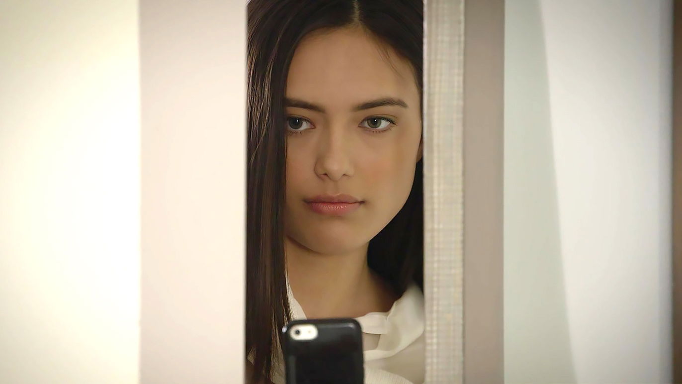 Sexy teen nerd Maya Grand blackmails for anal sex class