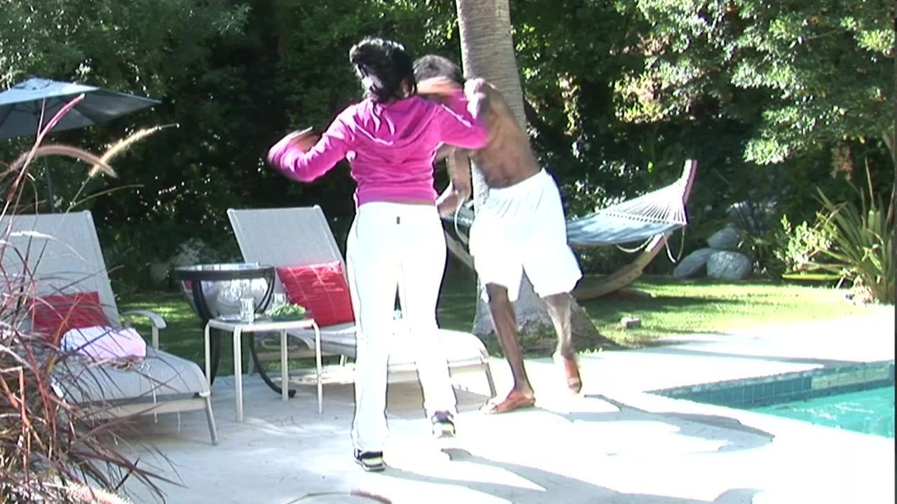 Curvy ebony MILF Giselle Ryan gets pounded hard with black