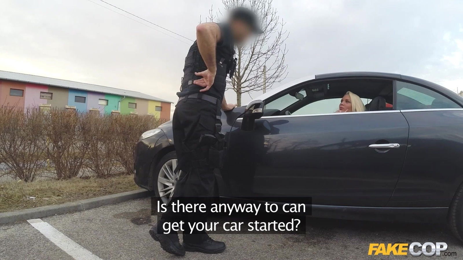 Small blonde gives head police gets nailed