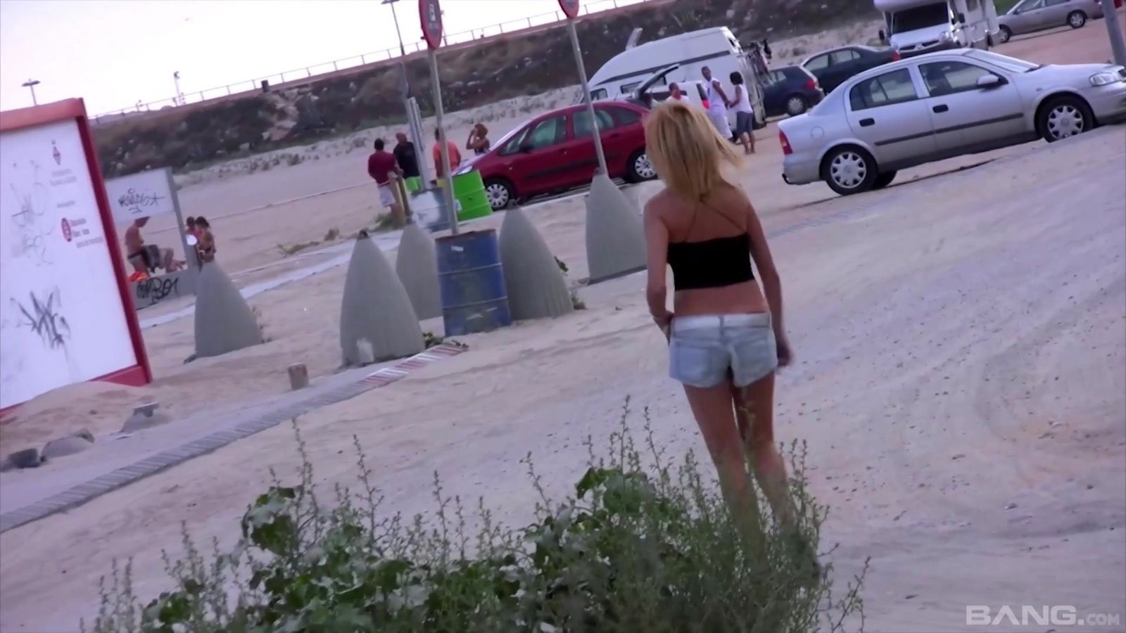 MILF blonde pornstar shorts Persson sprayed with huge cumshot