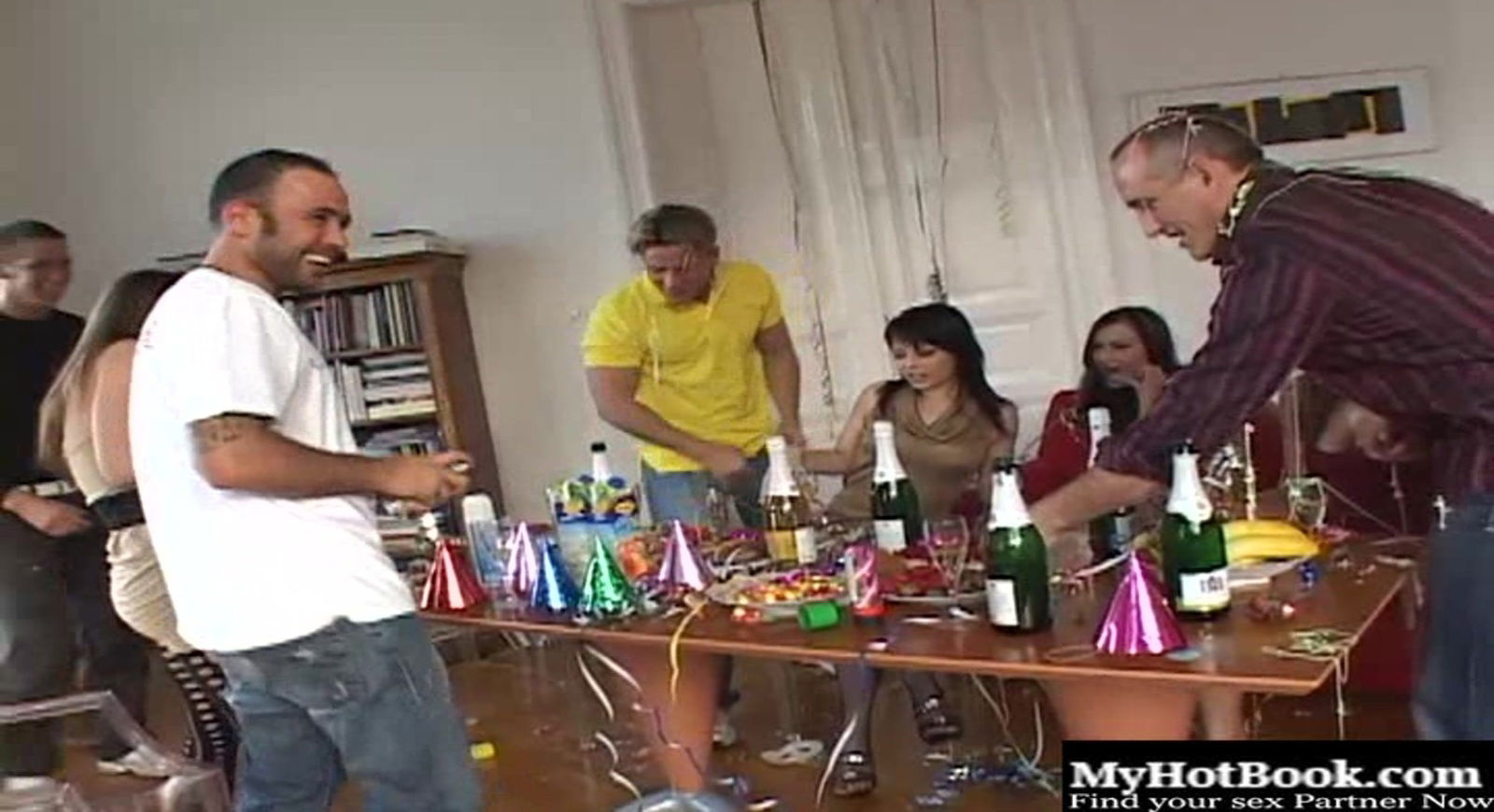 Veronica Sanchez and Zafira are the main girls that were invited to this Sex Party