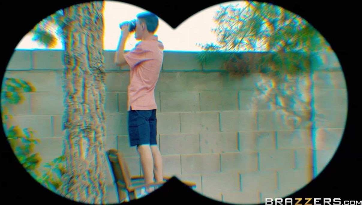 Horny big breasted milf Cherie Deville getting popped outside