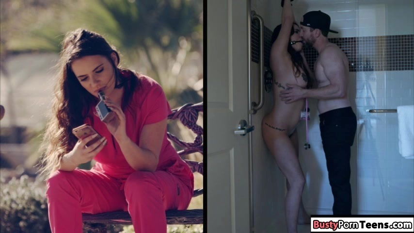 Bigtit nurse fucked hard shower