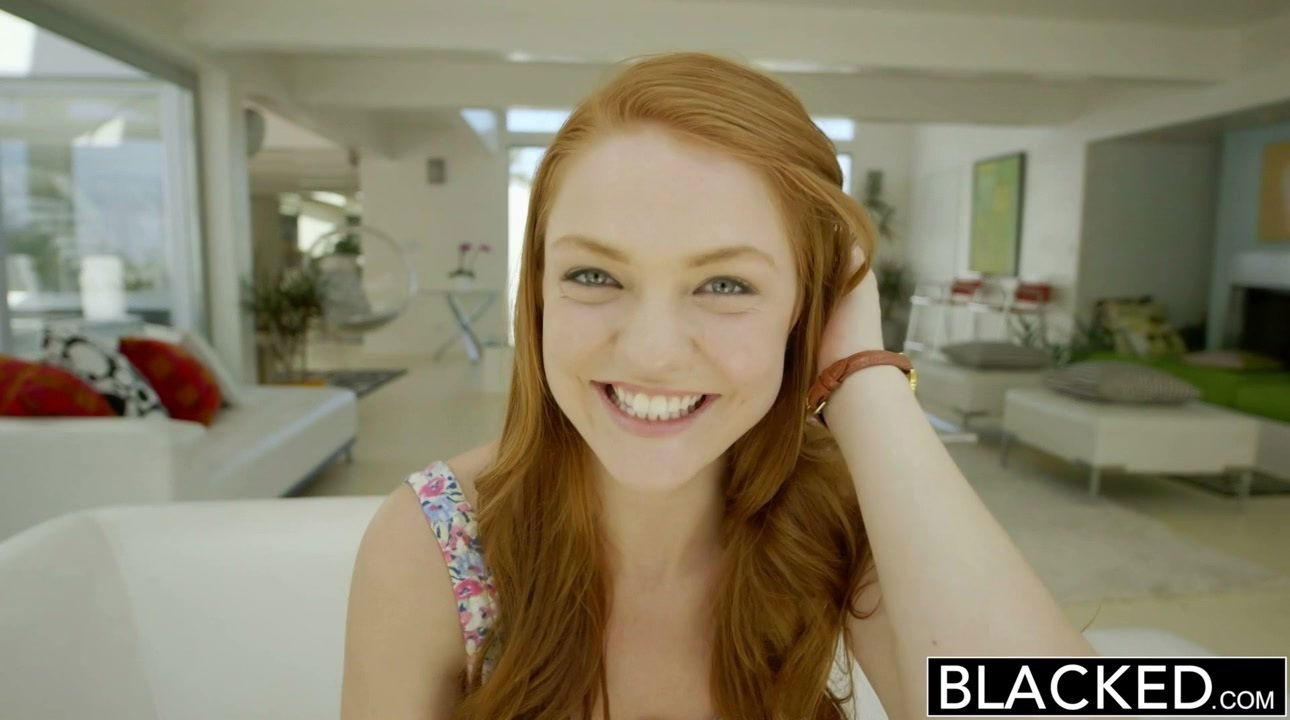 sweet ginger teen Farrah Flower interracial