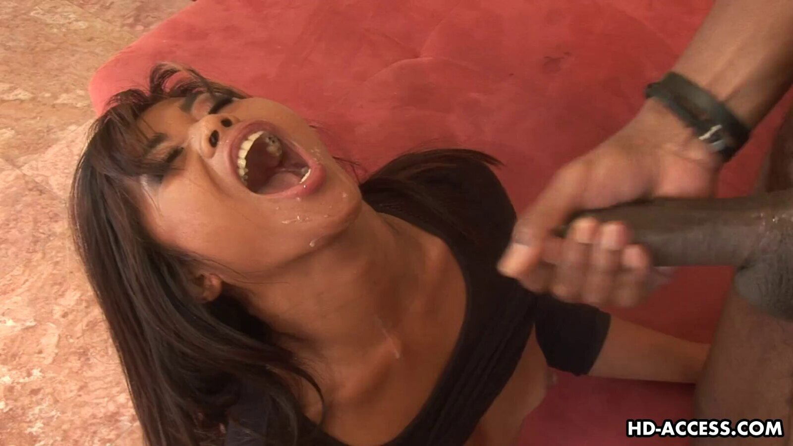 Huge black tool Arcadia Davida wants feel mouth