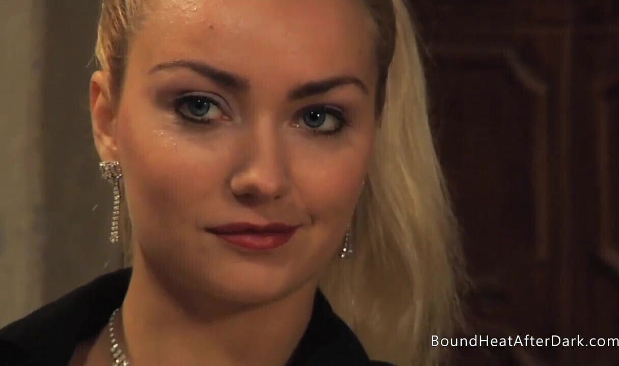 Naughty Lesbian Slaves Stripteasing Front Mistress