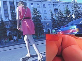 Hawt upskirt movie full of excitement