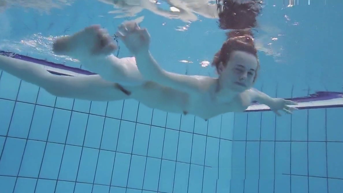 Anna Netrebko skinny tiny teen underwater