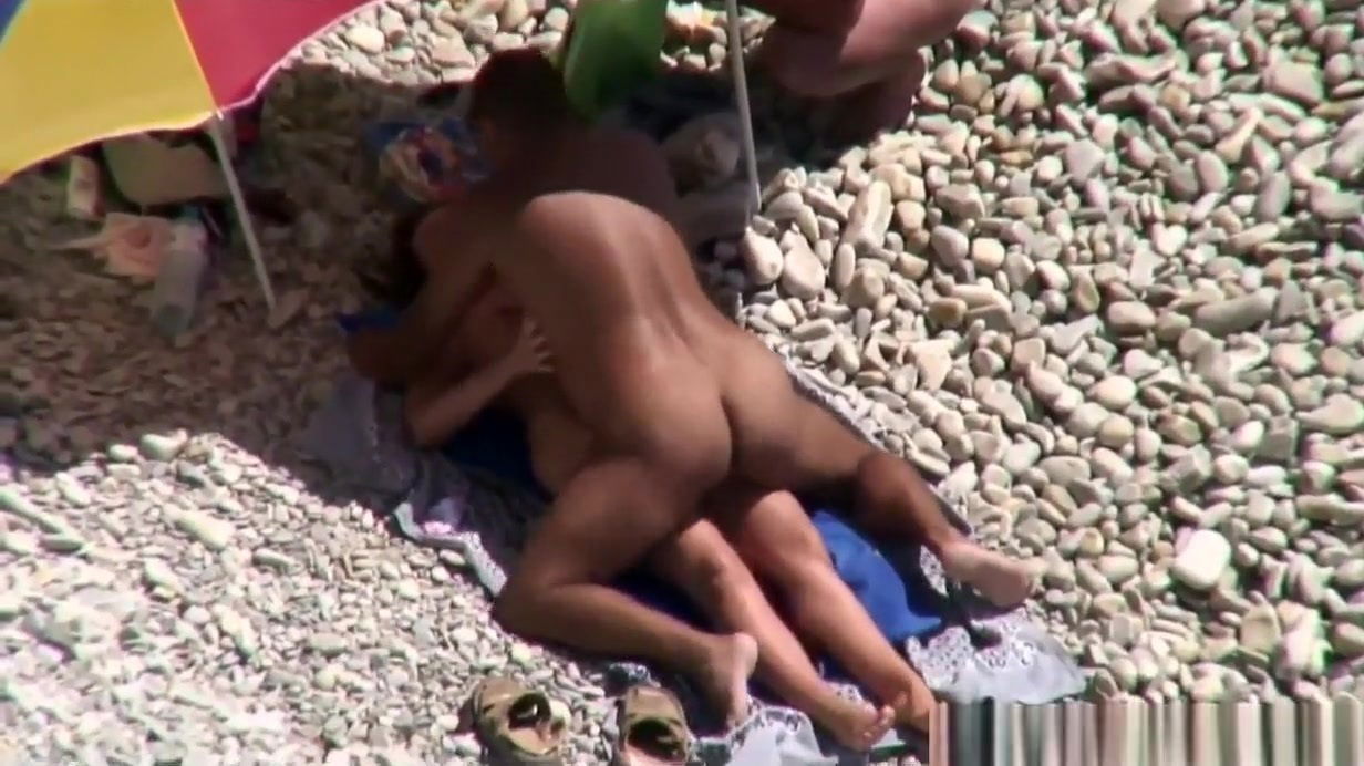 Naked wife shared on public beach