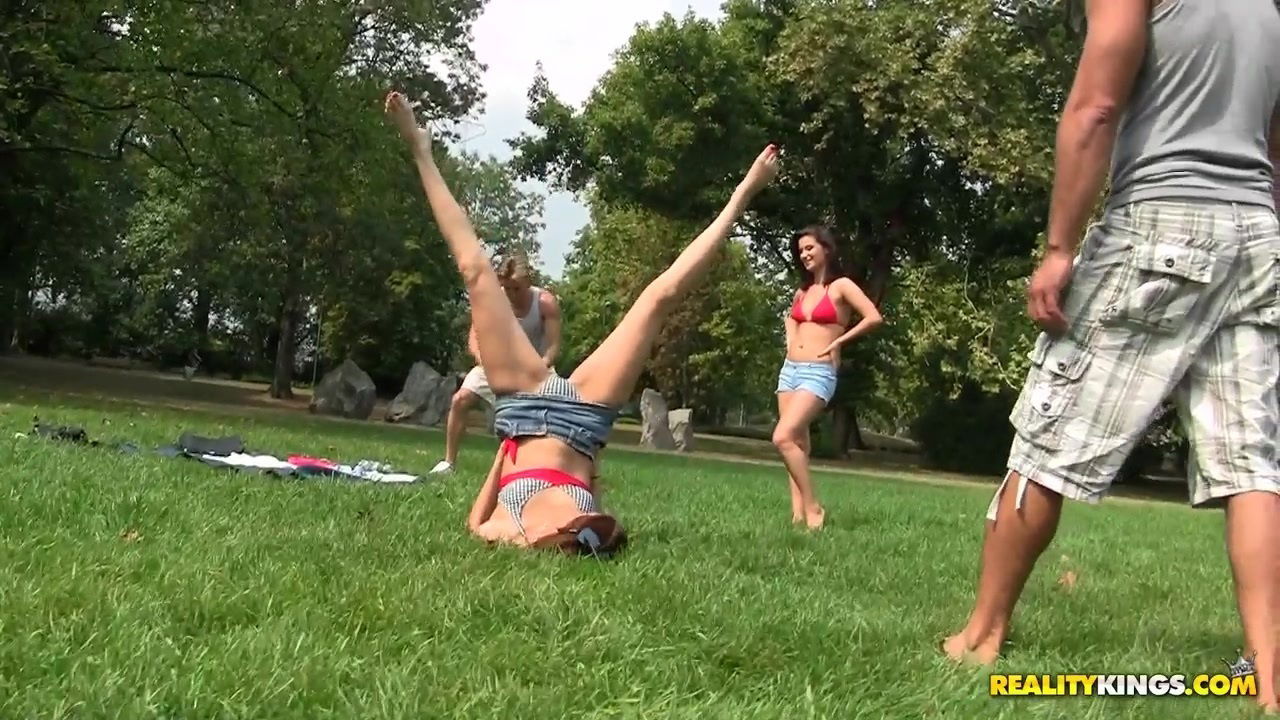 after good picnic outing with European buddies