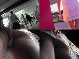 Mouthwatering ass of a blonde seen in best upskirts mov