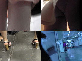 Thong foxy lady seen free upskirt video