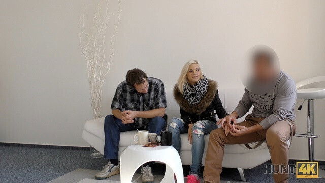 HUNT4K. Cuckold should watch sucking