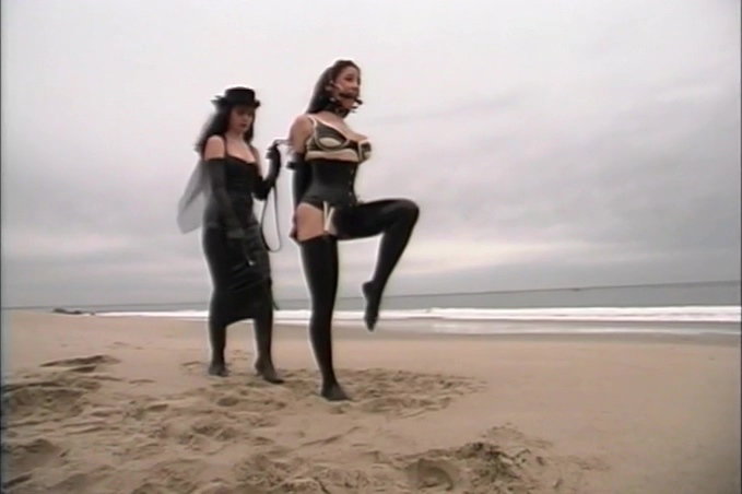Dominatrix Parades Sub Down Beach