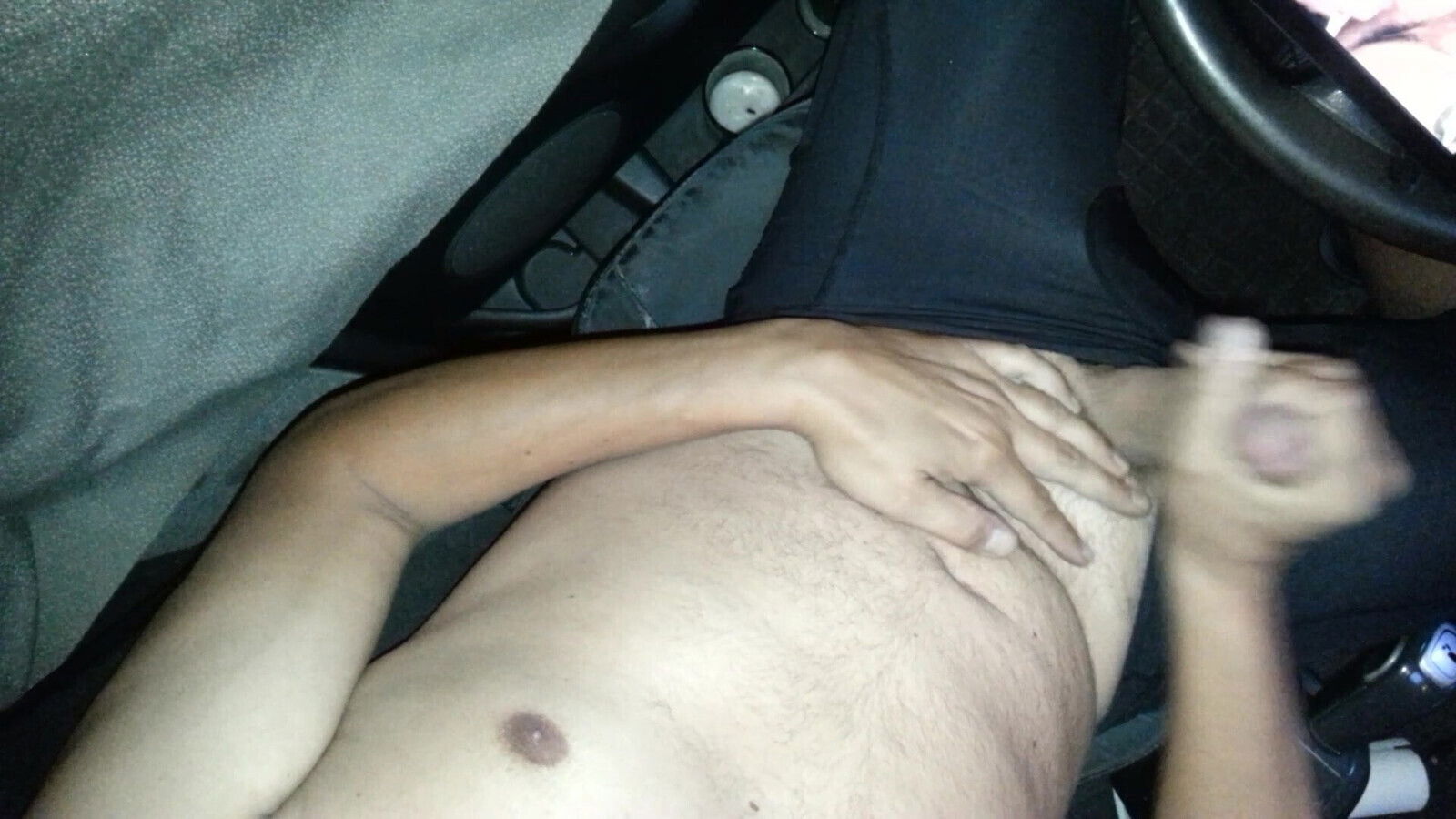 Horny Trucker Lycra VolvoFH Parkplatz Radlerhose