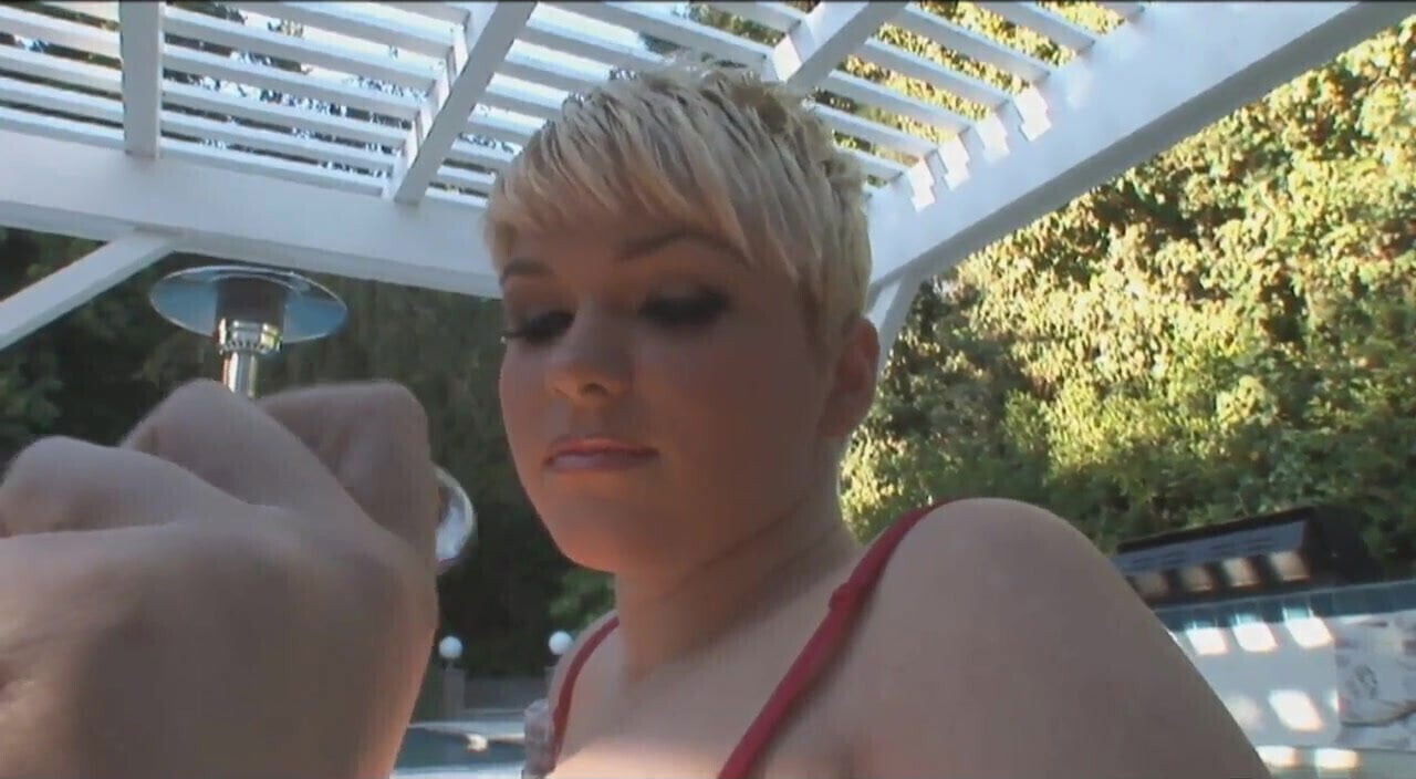 Short Haired Blonde Tries