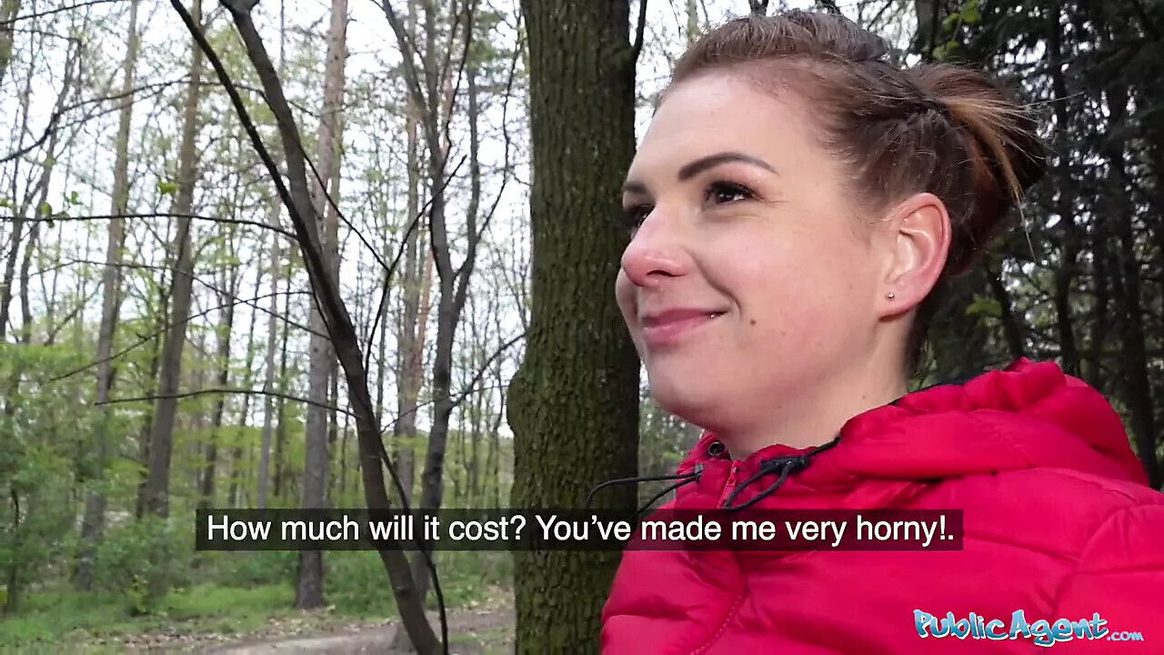 Public Agent Fuck facial cute cheating minx Mila