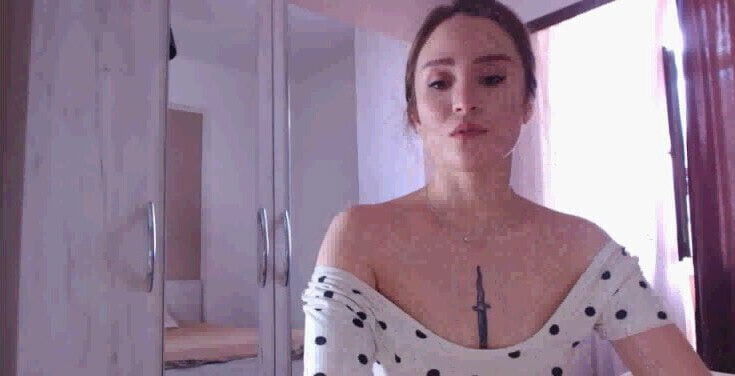 girl changing bras for me 