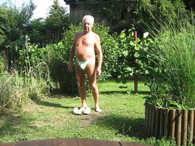 Fritz jerks and squirts for Mistress Melanie