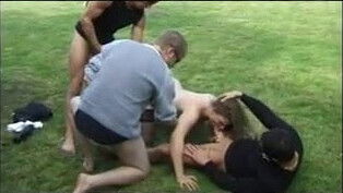 french blonde foursome