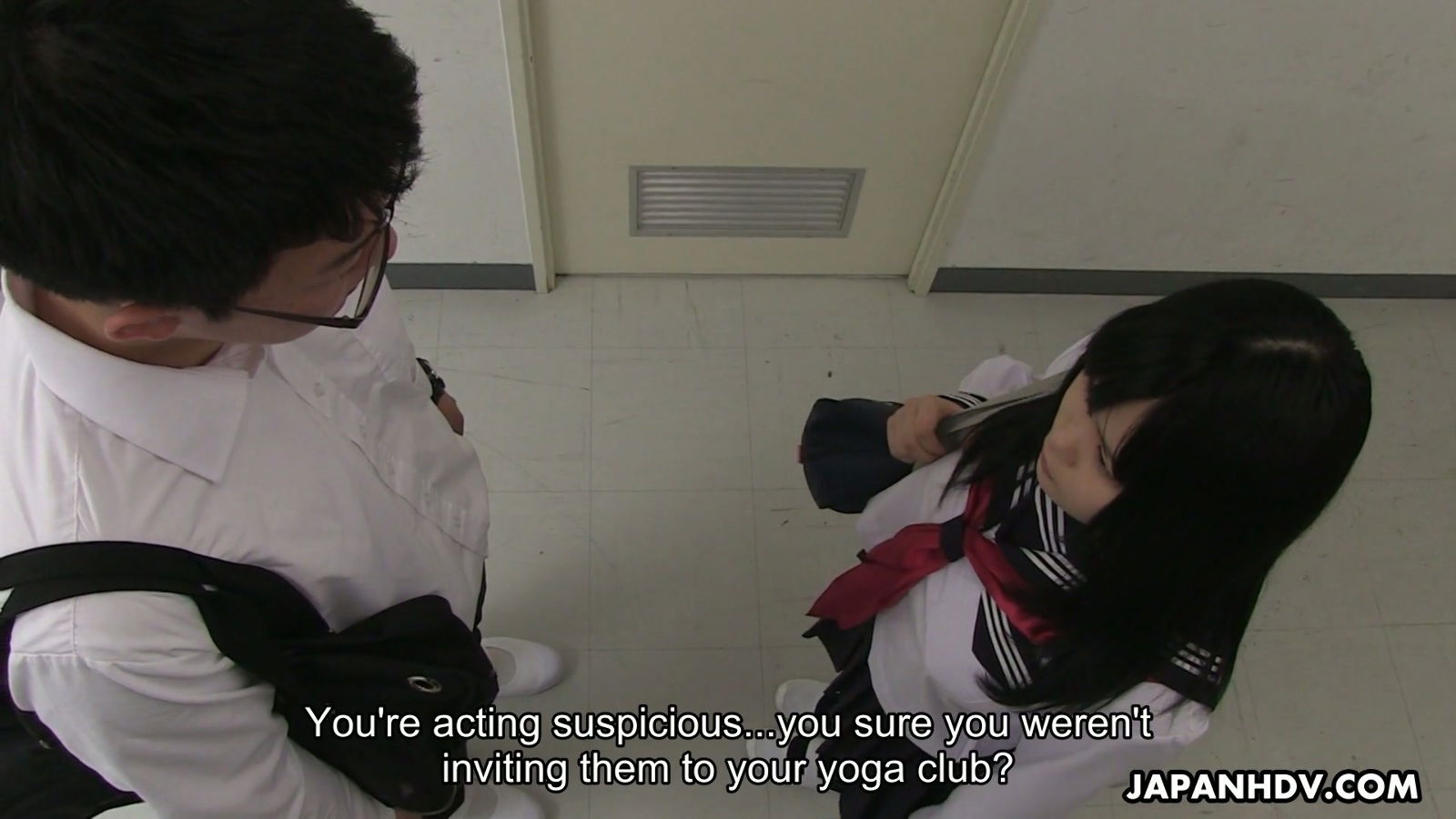 Lewd Japanese hottie Sayaka Aishiro provides doctor with good blowjob