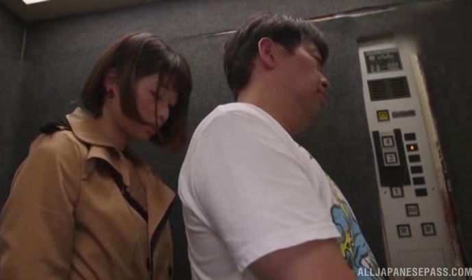 Kawakami Nanami wears sexy red lingerie for fucking with handsome friend