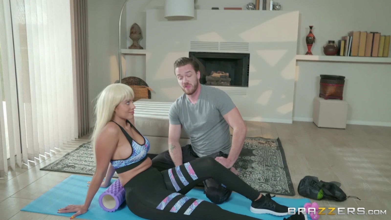 Athena Palomino adores doggy style after blowjob floor