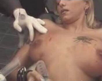 Extensive breast pain turns her on