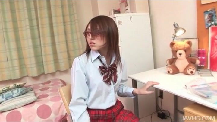 Japanese schoolgirl blows business men lustily