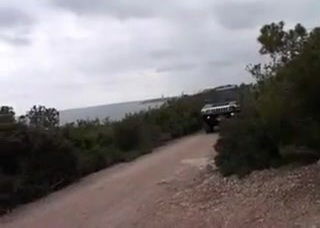 2 French bitches fuck their boyfriends outside.