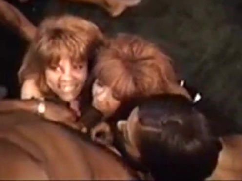 Lana Sands scissors, is eaten out and fucked in her ass in an orgy with black male and female porn stars and receives 3 facials