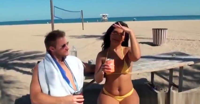 Good-looking buxomy latino MILF Adriana Leigh