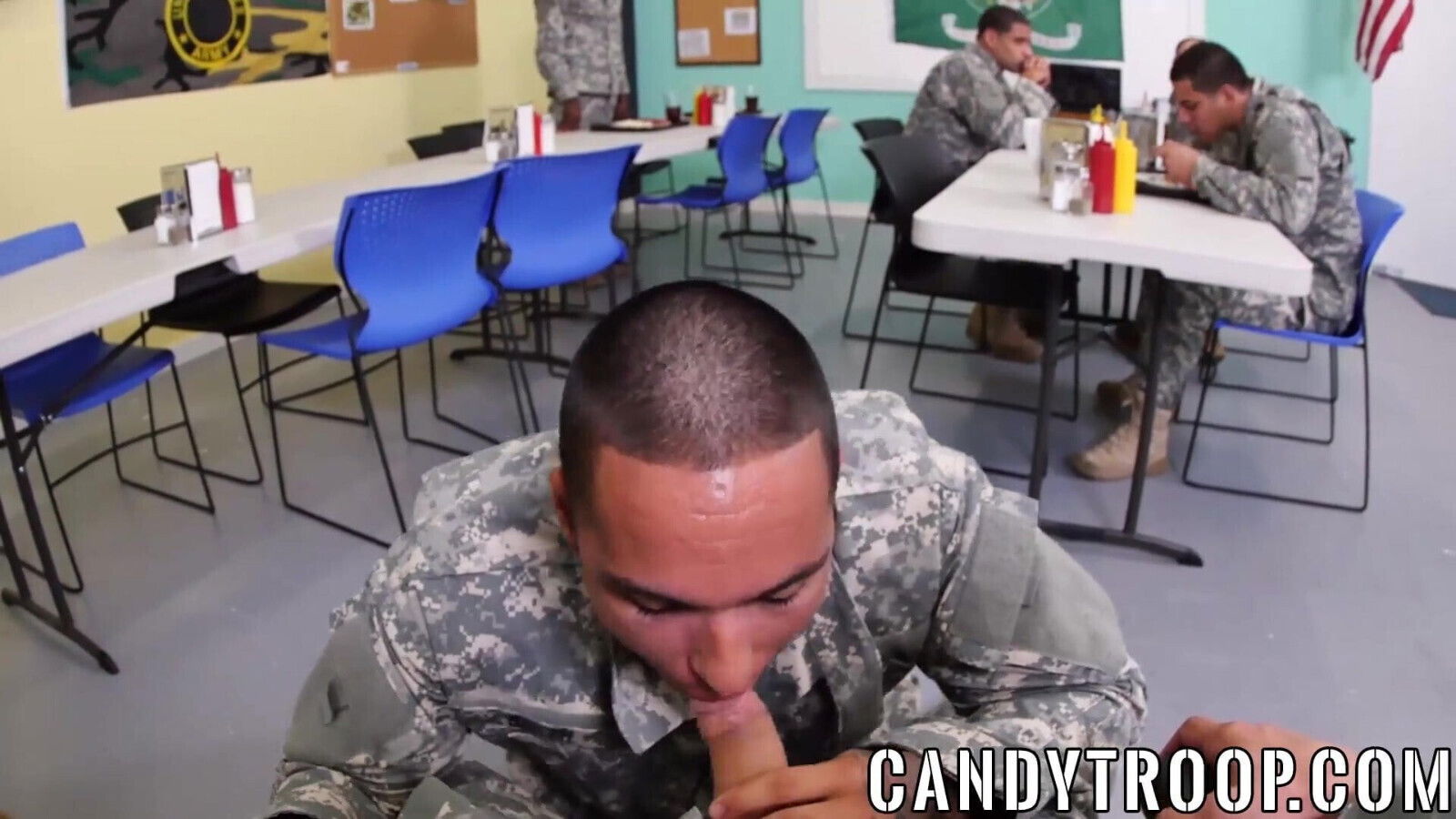 Buttfucked major made sure soldiers happy