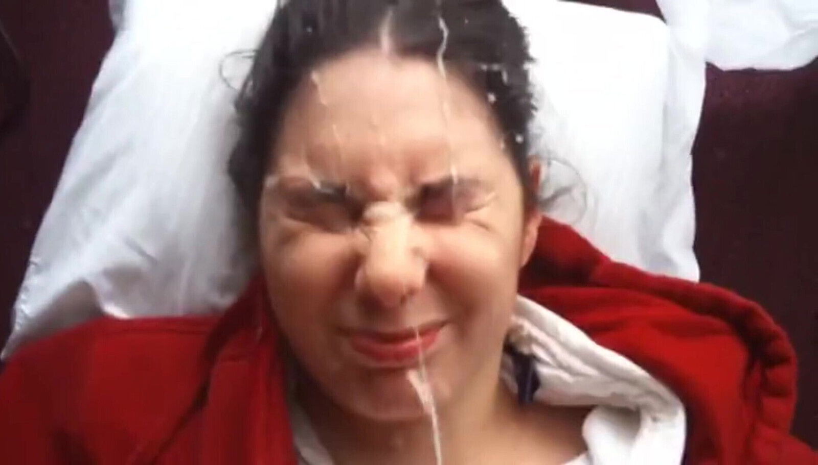 Buck tooth gal gets a huge facial