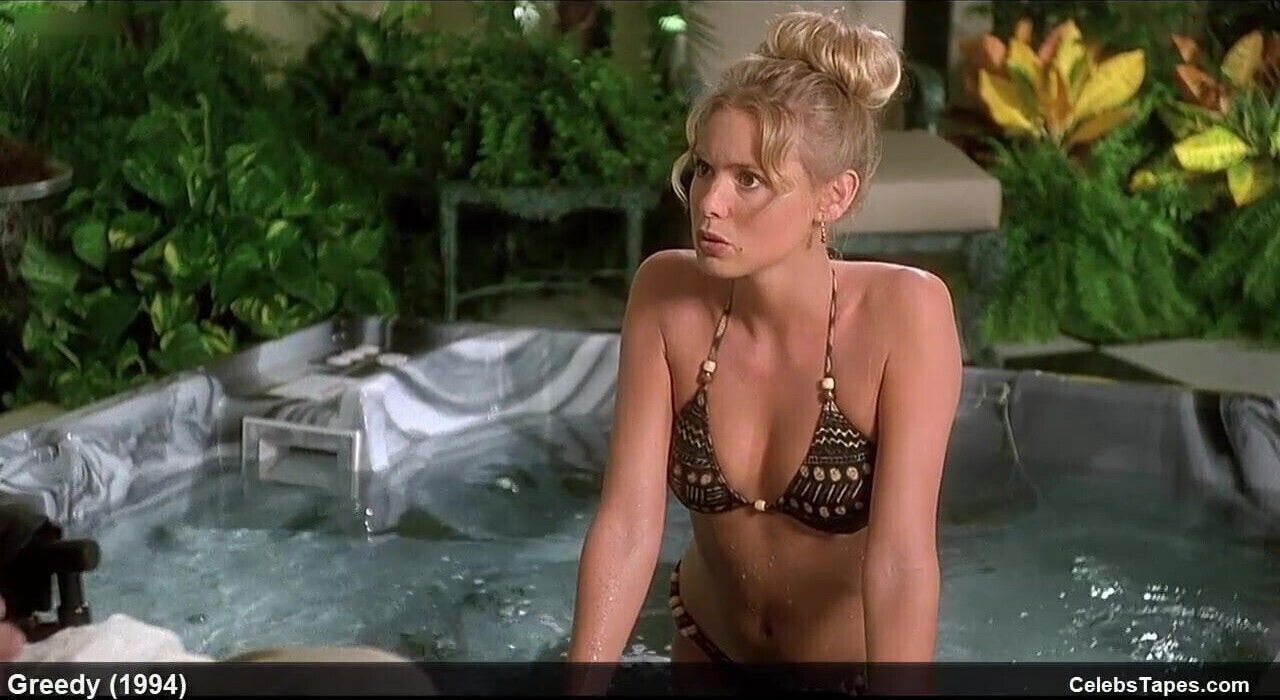 Nancy Travis & Olivia d'Abo sexy and bikini movie scenes